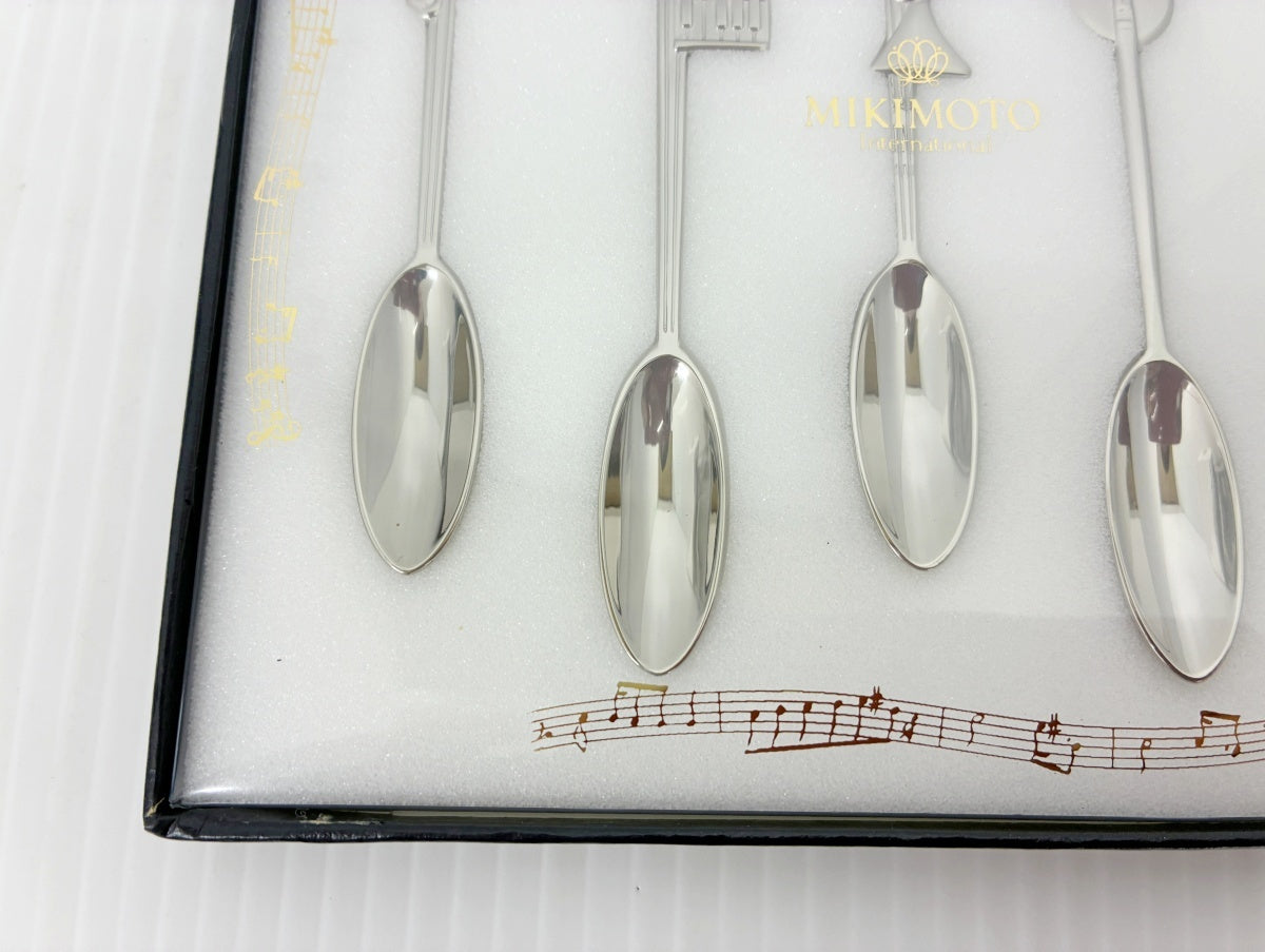 MIKIMOTO 音符・楽器モチーフ スプーンセット