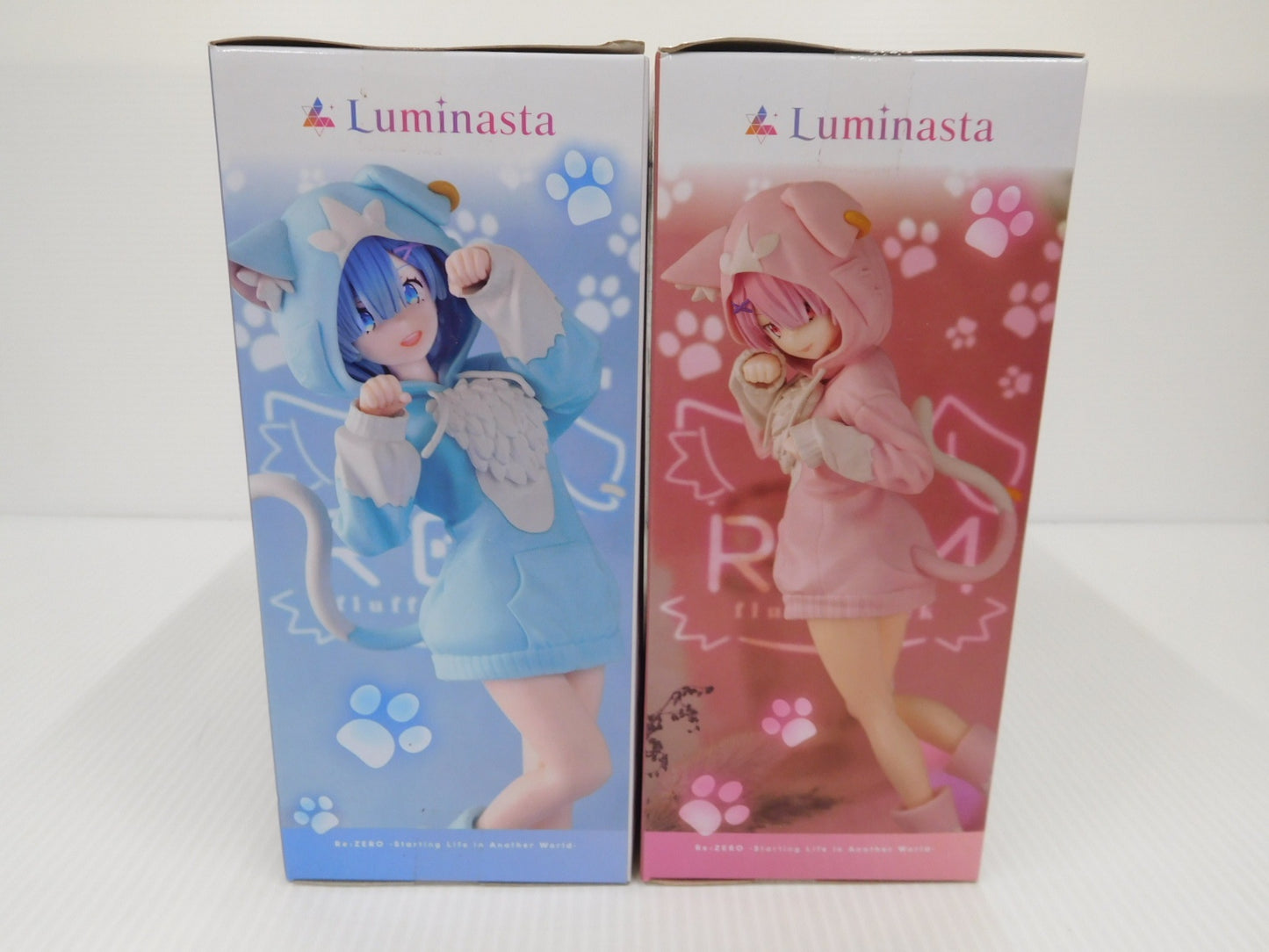 送料無料 Luminasta Re：ゼロから始める異世界生活 もふもふパック レム・ラムフィギュアセット② 囗T巛