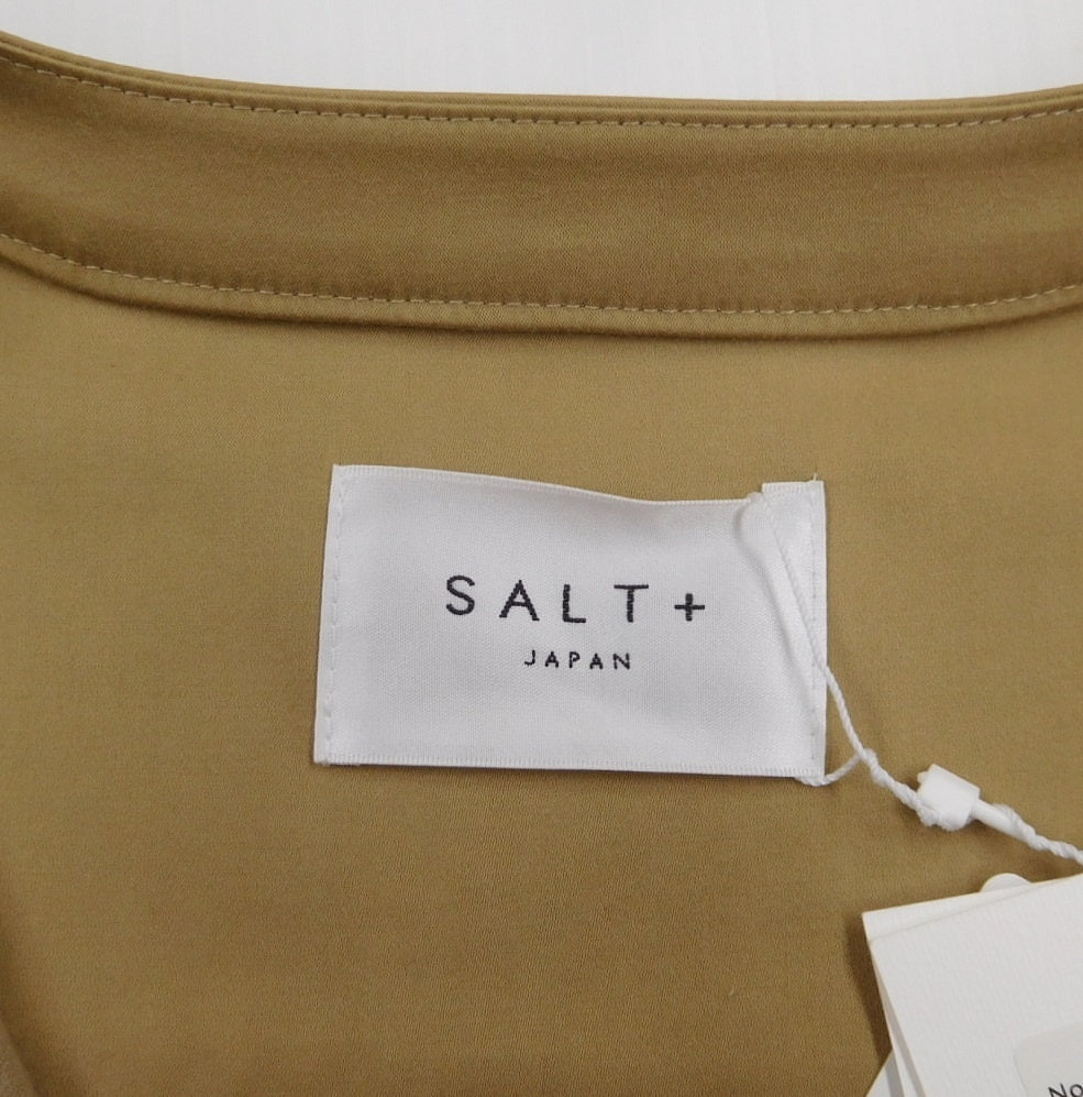 タグ付！SALT+ JAPAN ワンピース 422302 ベージュ 日本製 size:38囗T巛