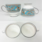 WEDGWOOD フロレンティーン ターコイズ ティーセット 中古品