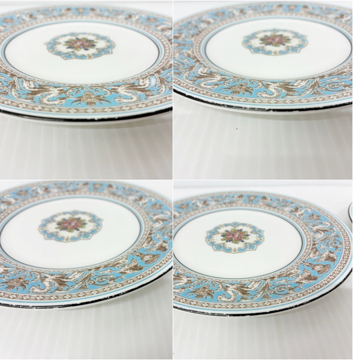 WEDGWOOD フロレンティーン ターコイズ ティーセット 中古品