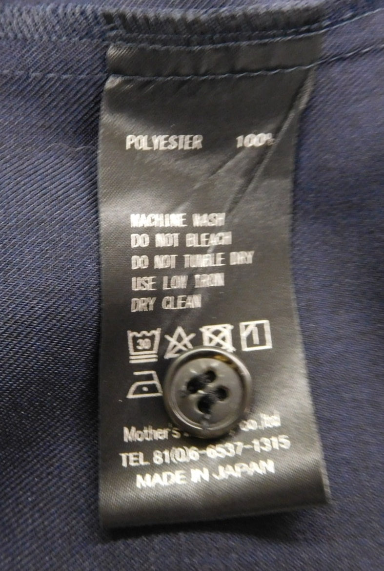 タグ付！mizuiro ind ミズイロインド オーバーサイズシャツ ネイビー 日本製 サイズ表記なし囗T巛