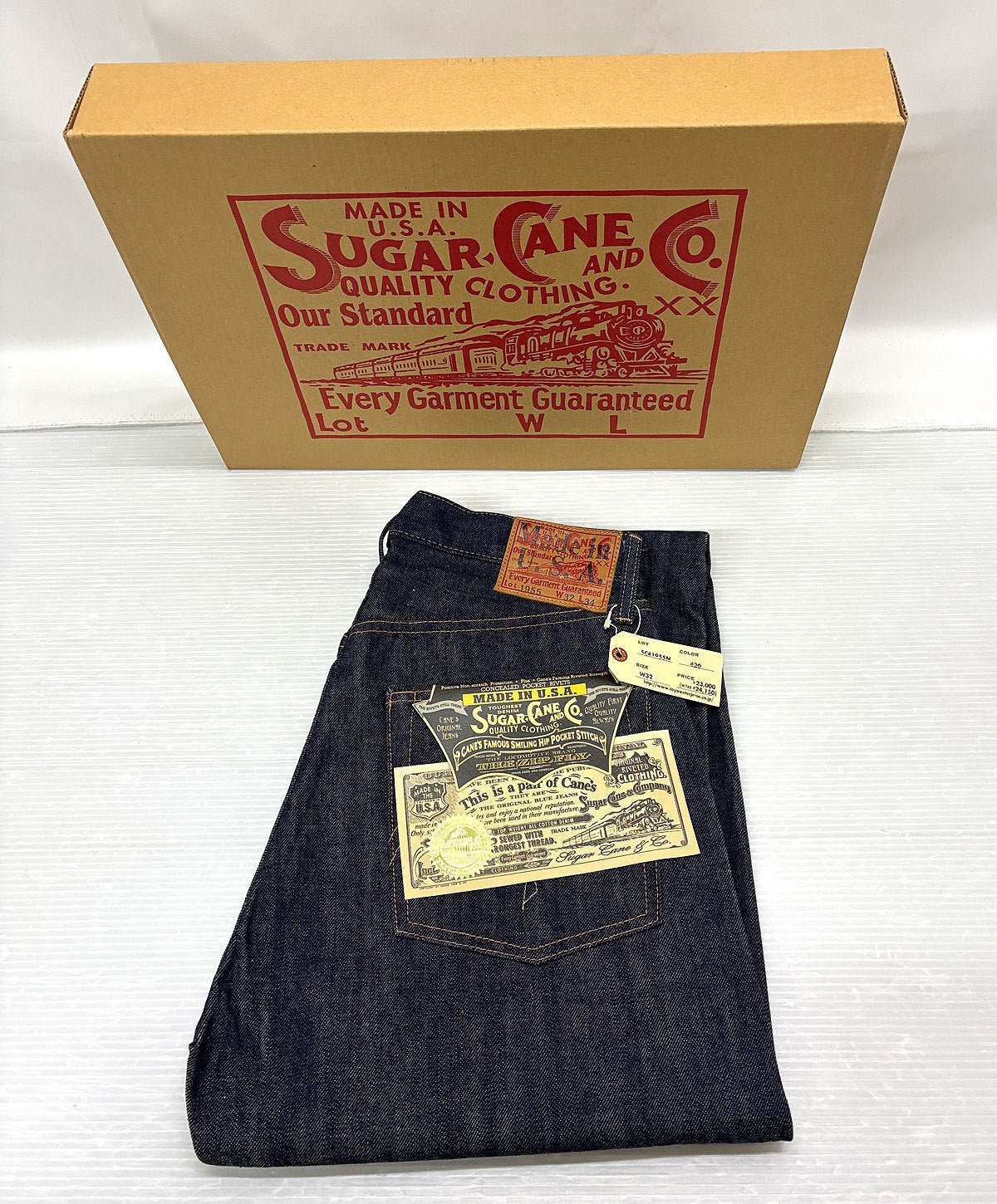 【送料無料】シュガーケーン SC41955N デニムパンツ W32 USA製 SUGAR CANE