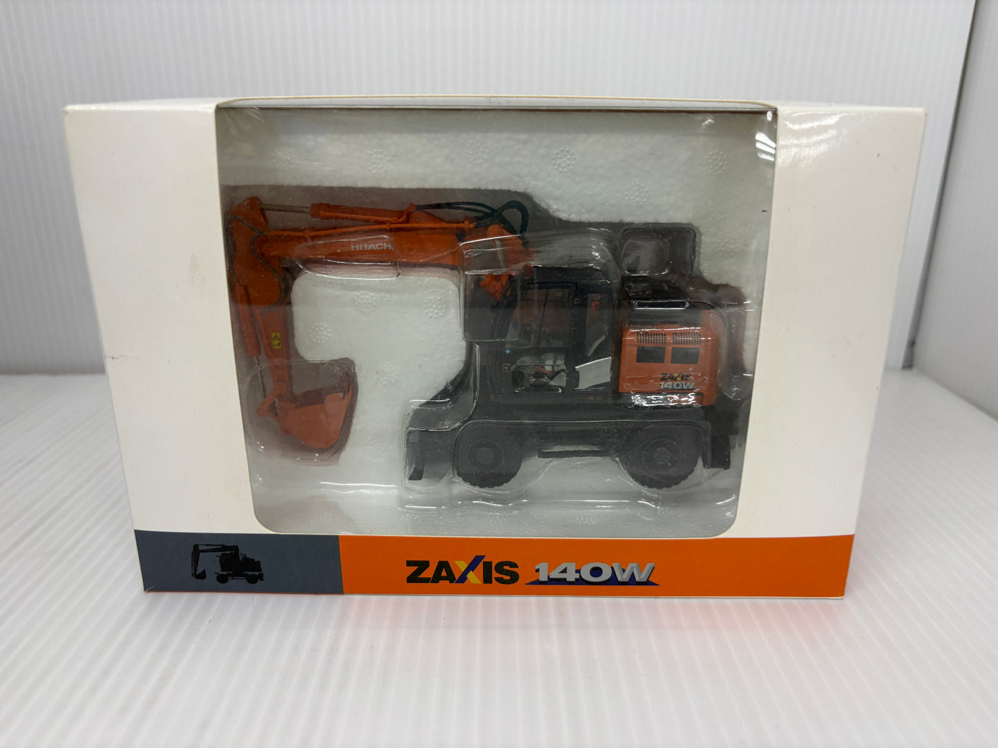 HITACHI ZX140W-6 ZAXIS140W 1/50 日立建機 ホイール式油圧ショベル ダイキャストモデル 箱付 建機ミニカー