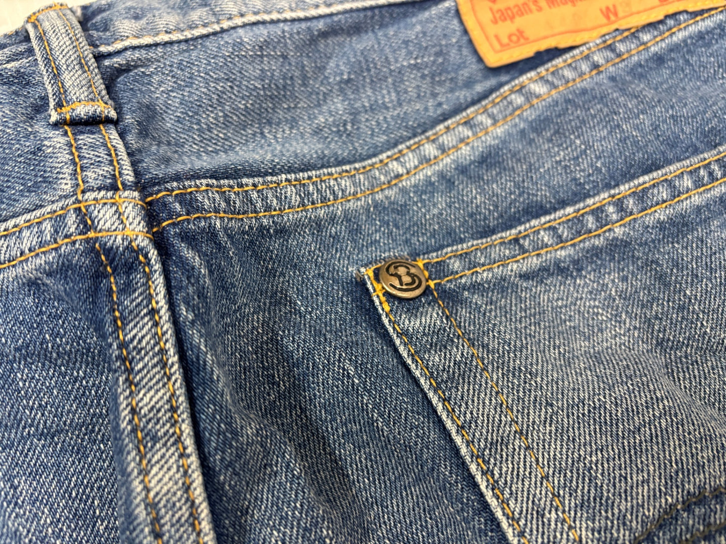 フェローズ デニムパンツ Lot: 440 アンクルテーパードジーンズ サイズ34 Pherrow's