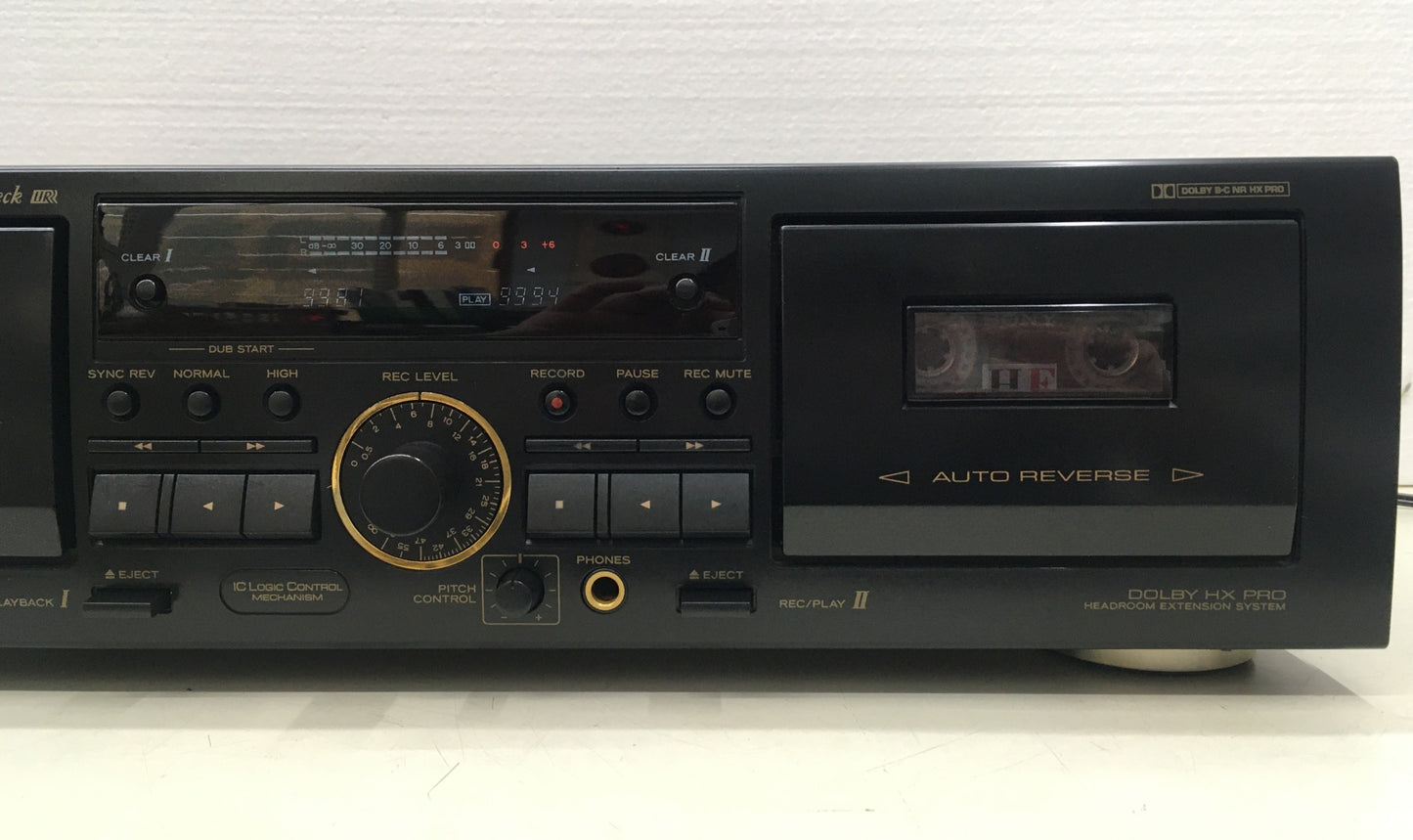 ※送料無料※ TEAC ティアック ダブルカセットデッキ W-790R 2002年製 ジャンク品 囗G