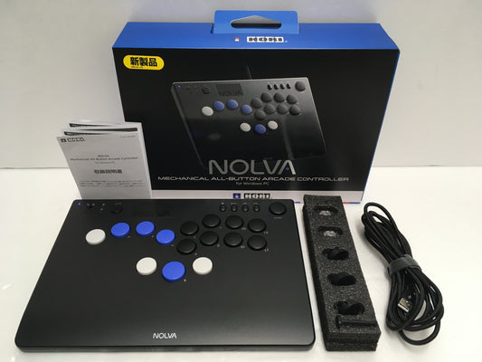 ※送料無料※ HORI NOLVA アーケード レバーレスコントローラー HPC-082 中古 囗G