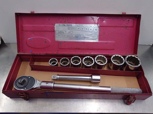 KTC　ソケットレンチセット　B408　19sq(3/4)　囗T巛