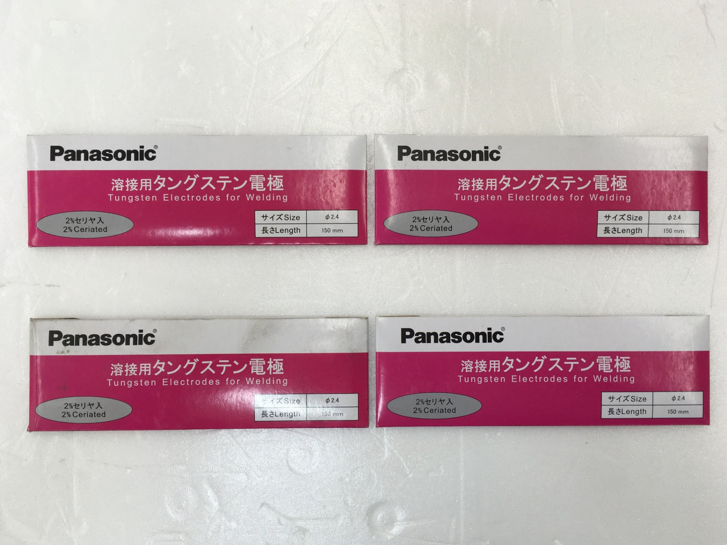 ※送料無料※ Panasonic 溶接用タングステン電極 YN24C2S 4パックセット 長期保管 未開封 囗G