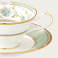 ※送料無料※ Noritake ノリタケ ヨシノ グリーン&ピンク ティーカップ&ソーサー ペアセット Y6988C 998307 未使用品 囗G