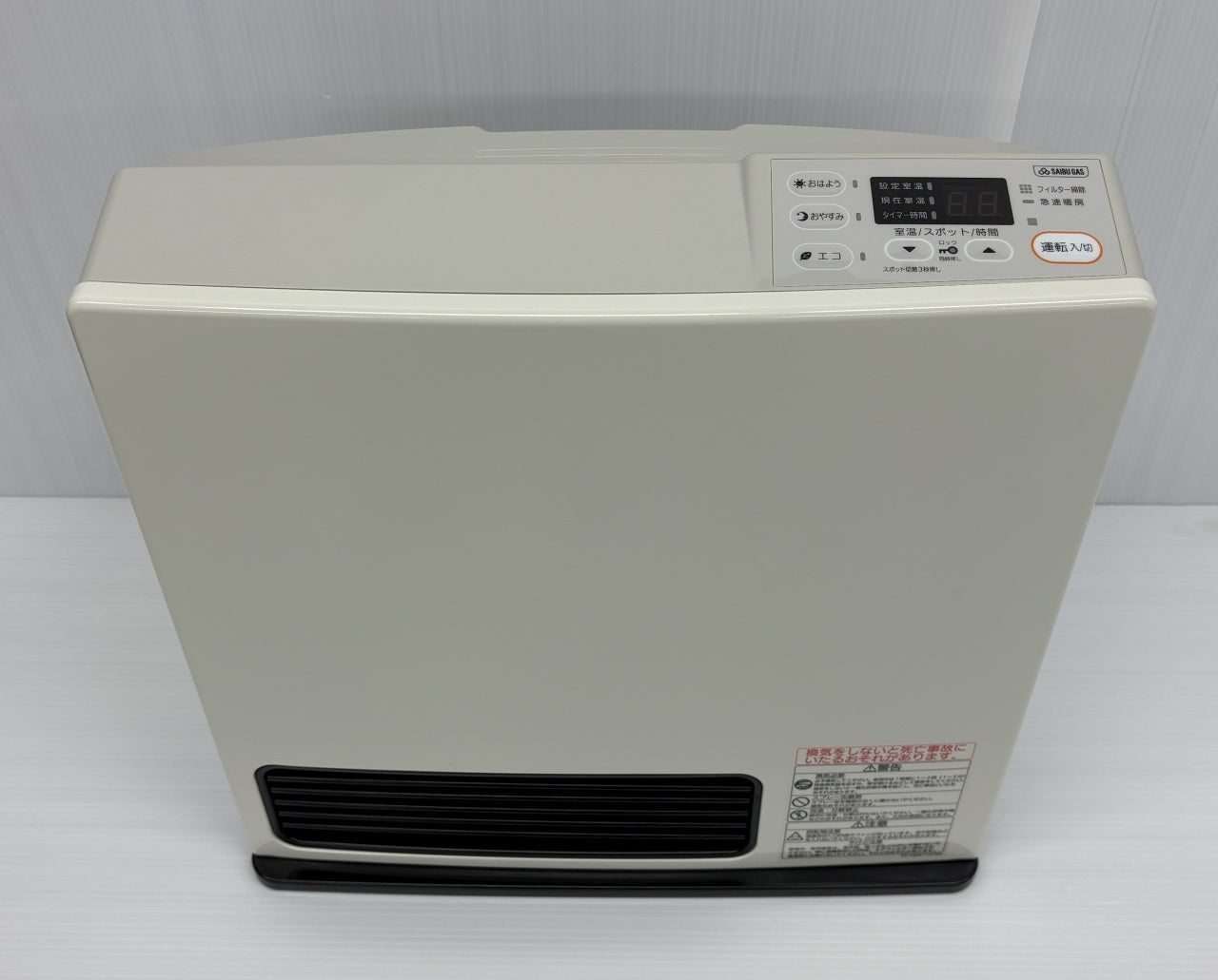 送料無料 西部ガス リンナイ 都市ガス用ガスファンヒーター SGF-406AR SRC-364E囗T巛
