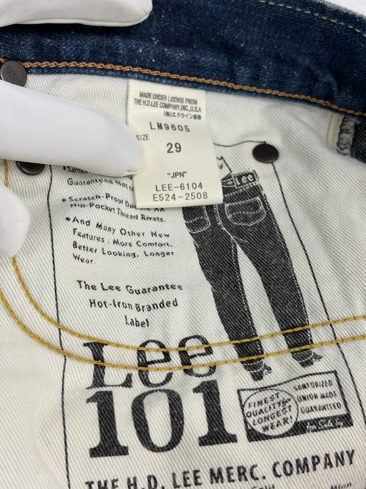 Lee 101 TIGHT NARROW デニム パンツ リー 101 タイトナロー 29 日本製 LM9605