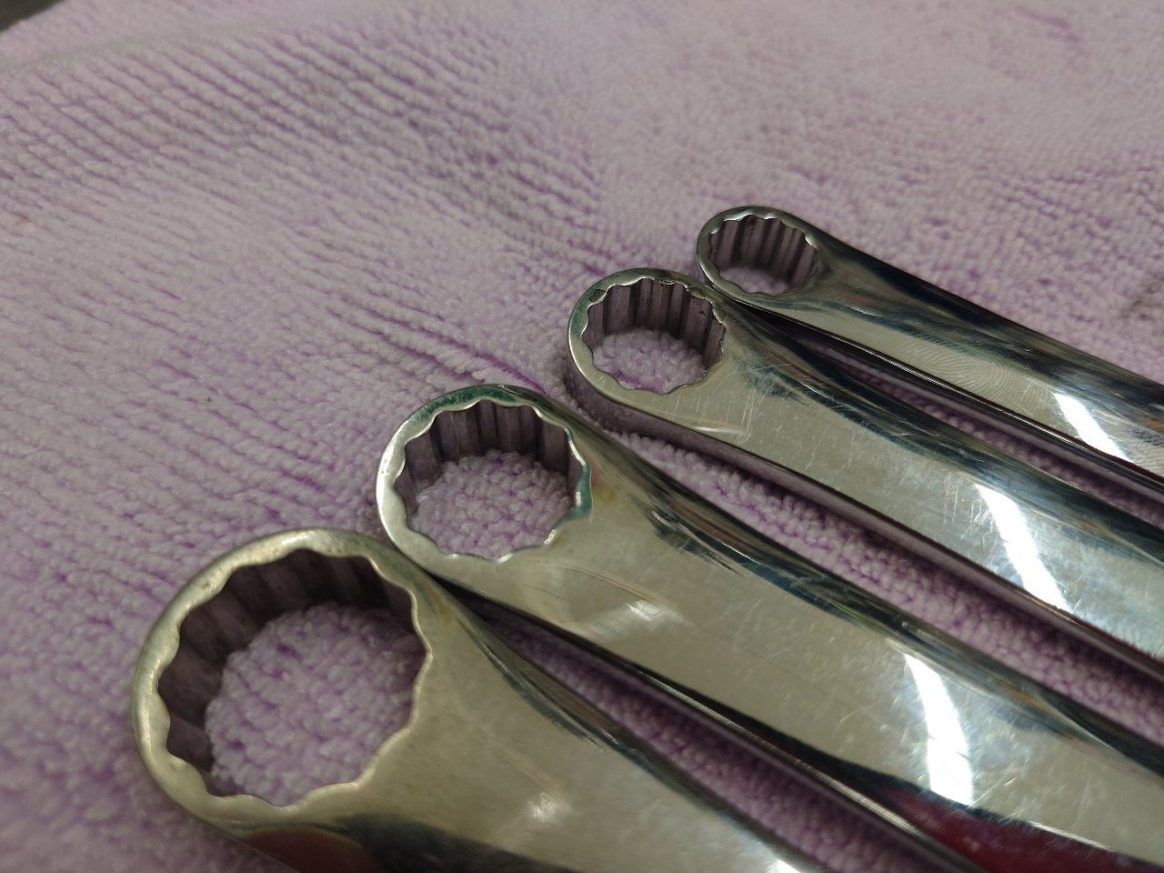 スナップオン　snap-on　ロングストレートメガネレンチ4本セット　XDHFM1012～1719　囗T巛