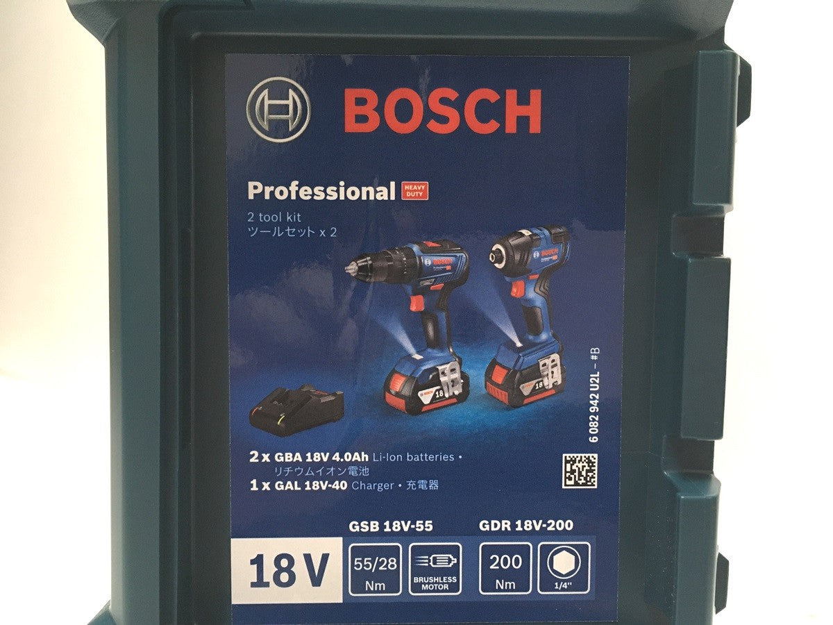 送料無料※ BOSCH コンボキット GDR18V200GSBN インパクトドライバー 振動ドライバードリル 未開封品 囗G –  フライズ-オンラインショップ