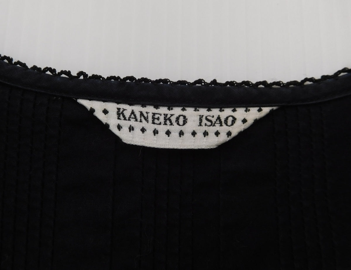KANEKO ISAO カネコイサオ ワンピース ブラック 綿100％ size:表記なし囗T巛