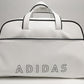 ※送料無料※ adidas アディダス スリーストライプ ボストンバッグ MMS71 ホワイト×ブラック ゴルフバッグ 未使用 囗G