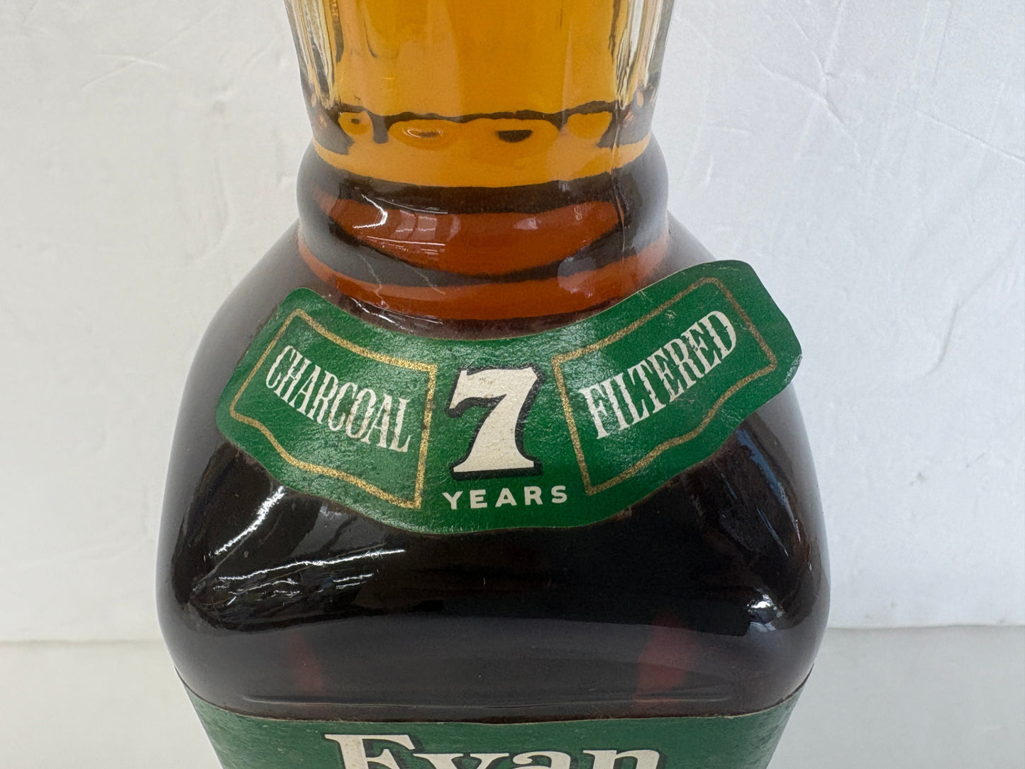 エヴァンウィリアムス 7年 グリーンラベル ウイスキー 未開栓 750ml 43% Evan Williams 7 Years Old バーボン 特級 古酒