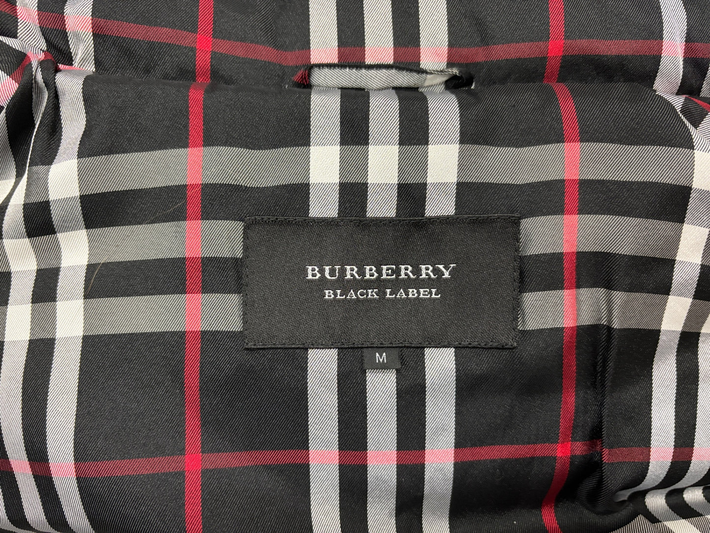 バーバリー ブラックレーベル ダウンジャケット サイズM BURBERRY BLACK LABEL