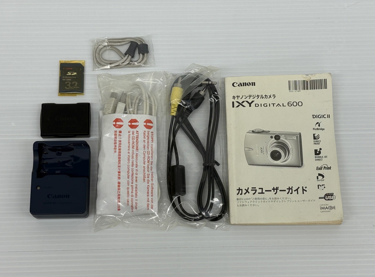送料無料 Canon 710万画素デジカメ IXY DIGITAL 600囗T巛