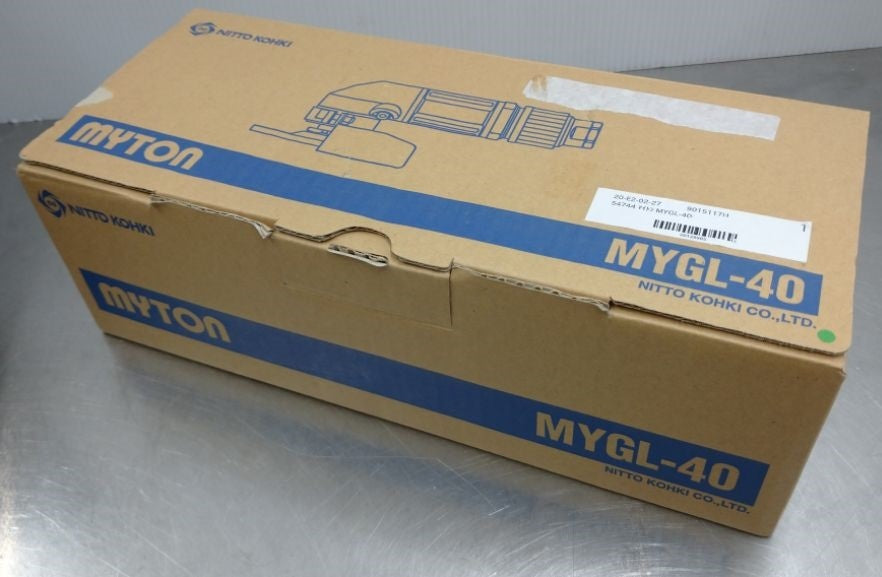 中古美品 日東工器 マイトン 空気式グラインダ MYGL-40 ディスクグラインダー囗T巛