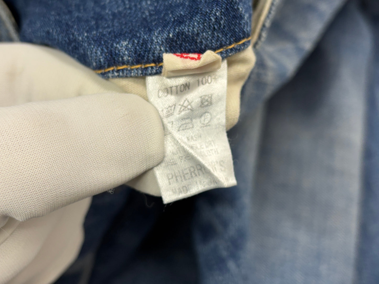 フェローズ デニムパンツ Lot: 440 アンクルテーパードジーンズ サイズ34 Pherrow's