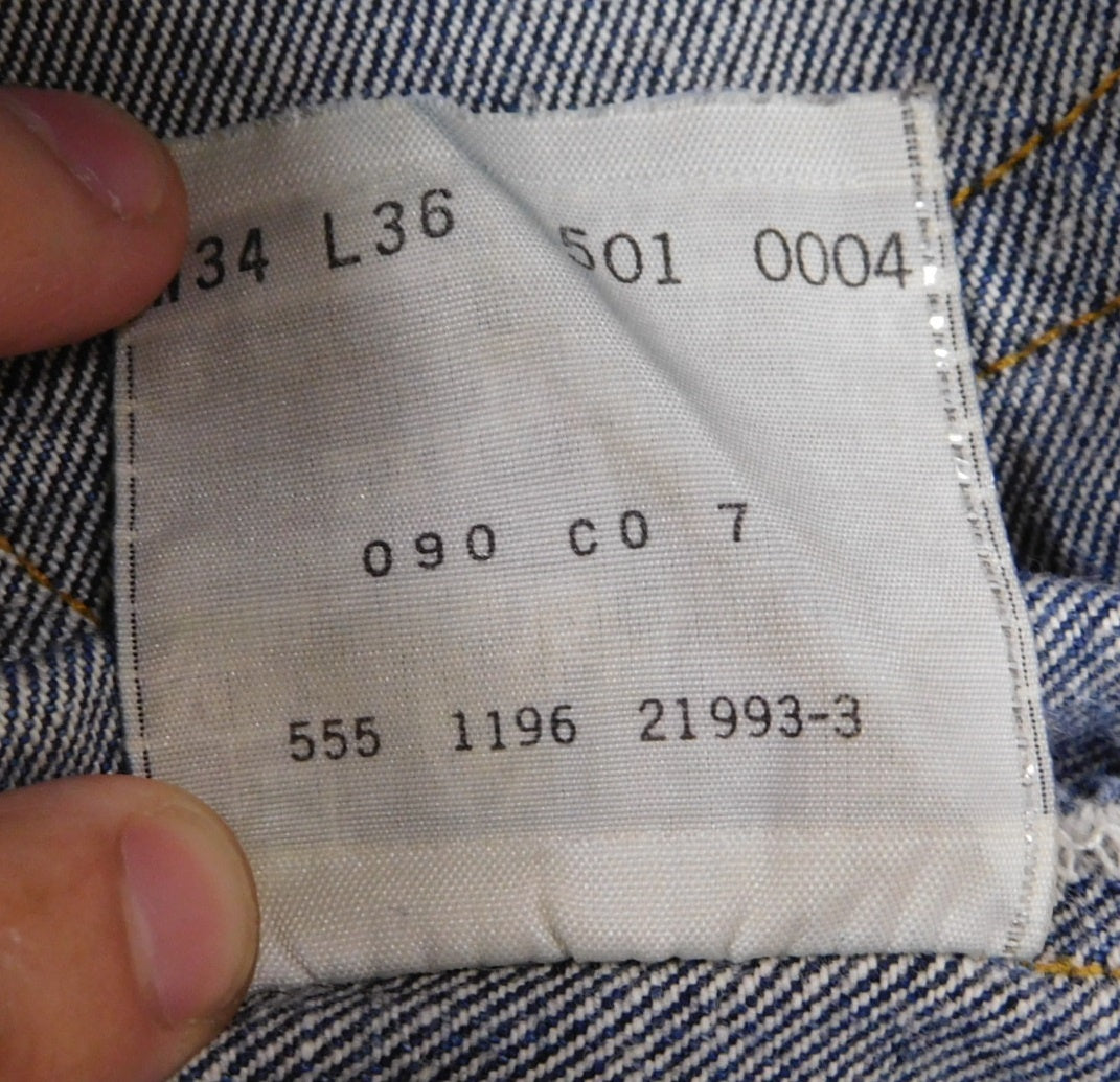 LEVI'S リーバイス 501xx 96年製 バレンシア工場 ビッグE 赤耳 size:W34囗T巛