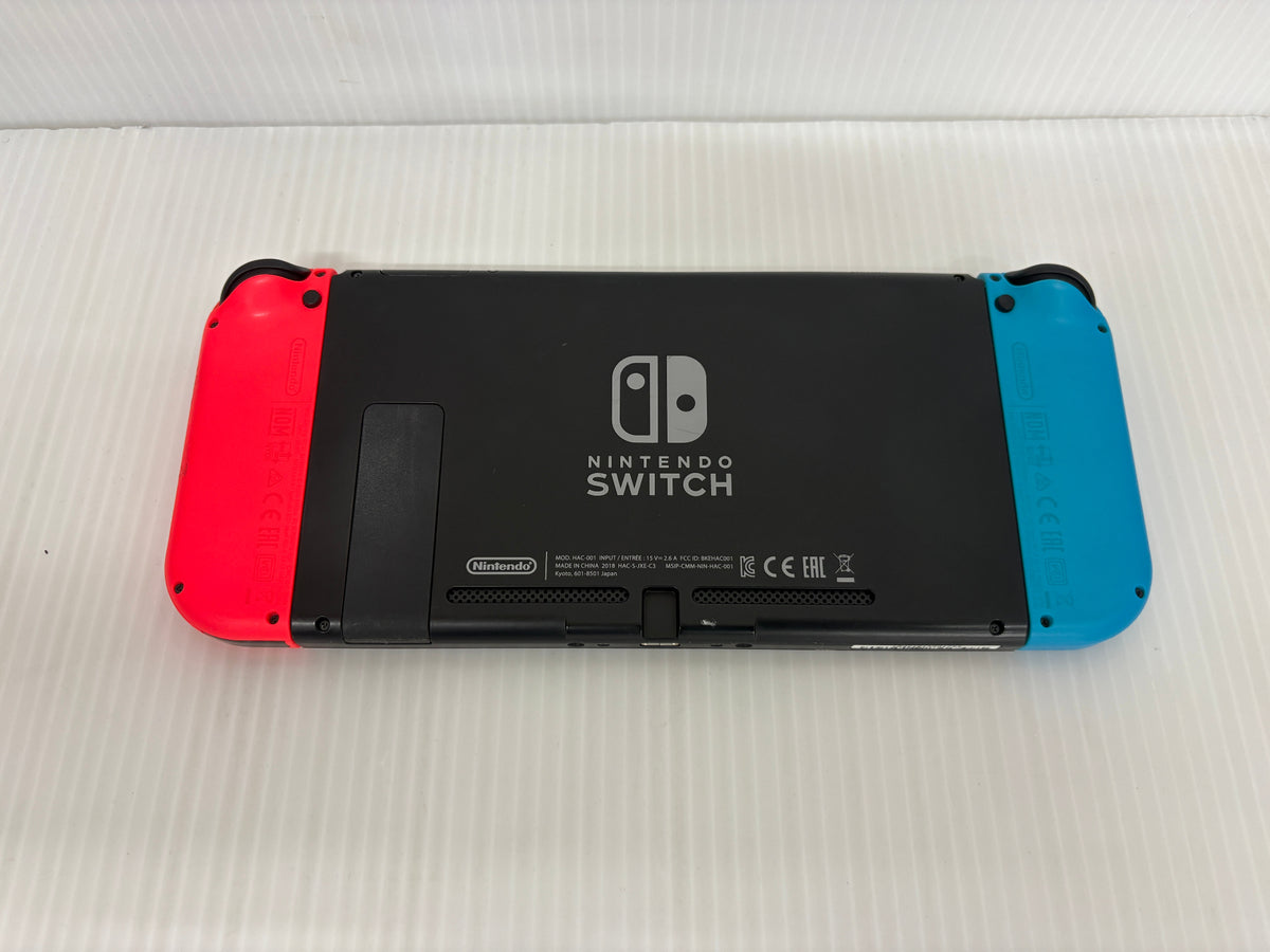 【ジャンク】任天堂 Nintendo Switch HAC-001 本体＋Joy-Con ネオンブルー／ネオンレッド 通電OK 上方向入力不良