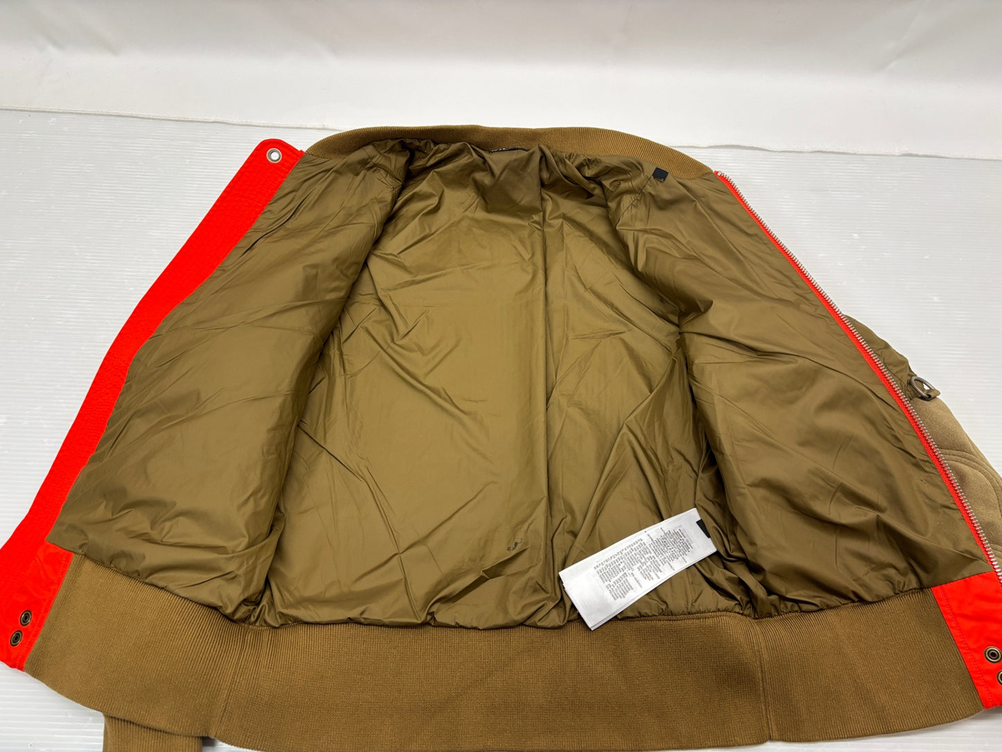 ディーゼル A02855 ジャケット MA-1 サイズXS DIESEL ニット切替 スウェット