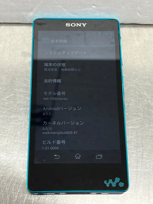 ジャンク SONY ソニー ウォークマン NW-F886