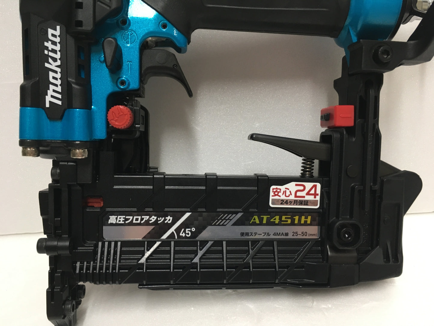 ※送料無料※ マキタ makita 高圧フロアタッカ AT451HM ブルー 未チェック ジャンク品 囗G