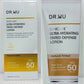 SUNCARE DR.WU サンスクリーン＋モイスト (日焼け止め乳液) 35ml×3