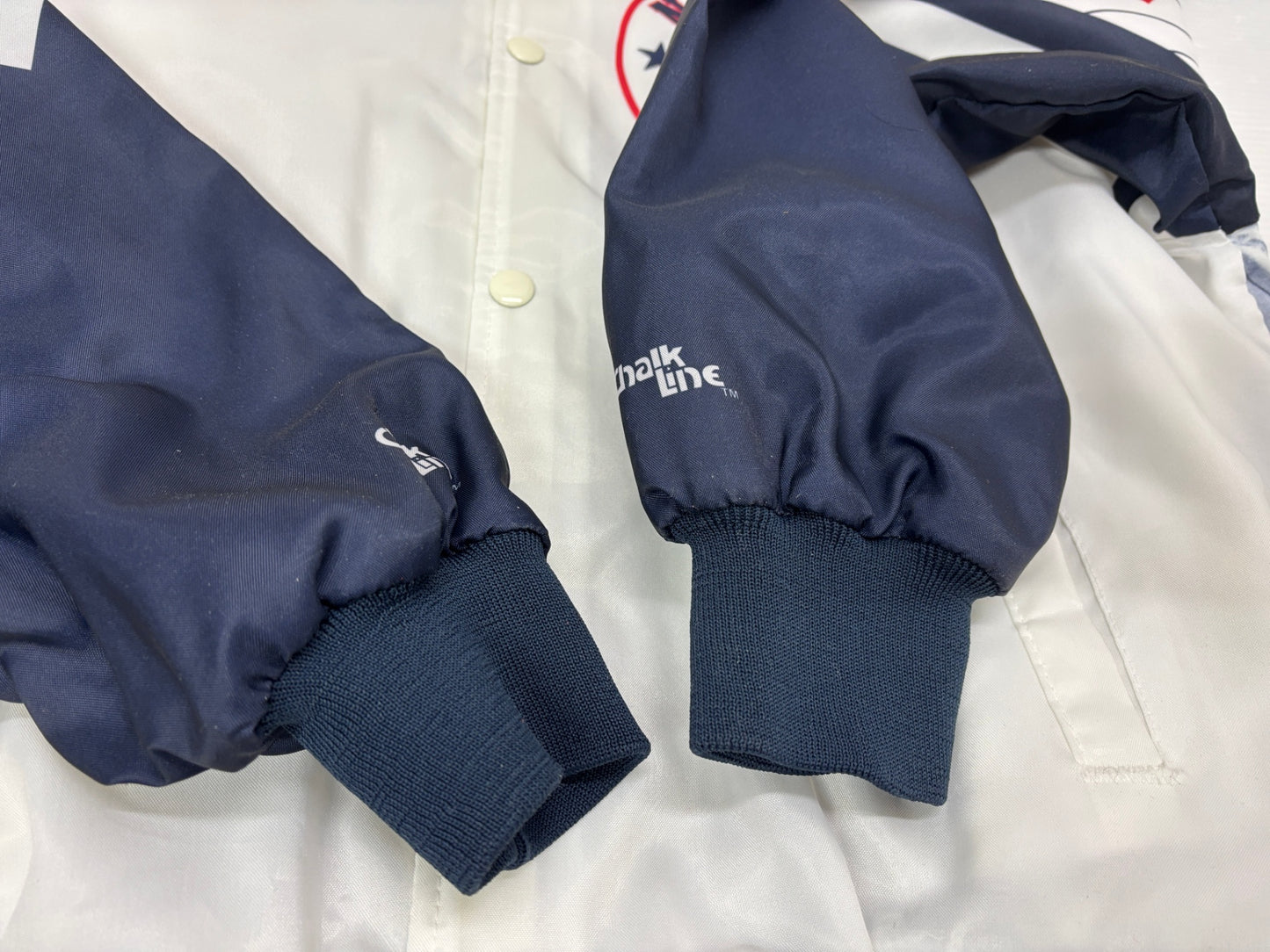 チョークライン スタジャン MLB ニューヨーク ヤンキース ナイロンジャケット サイズM USA製 Chalk Line