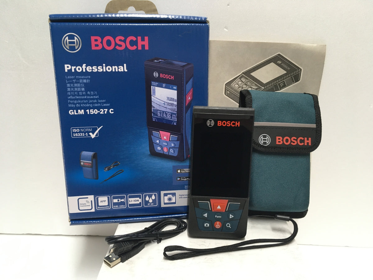 ※送料無料※ BOSCH レーザー距離計 GLM150-2C Professional 中古 囗G