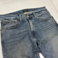ポロ ラルフローレン デニムパンツ スリム ストレート USED加工 32×30 POLO RALPHLAUREN VARICK SLIM STRAIGHT