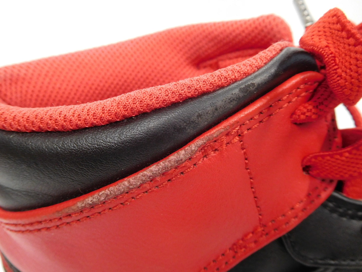 NIKE AIR JORDAN 1 MID BRED TOE DQ8426-060 エアジョーダン1 ミッド ブレッドトゥ 黒赤 スニーカー size:28cm 中古囗T巛