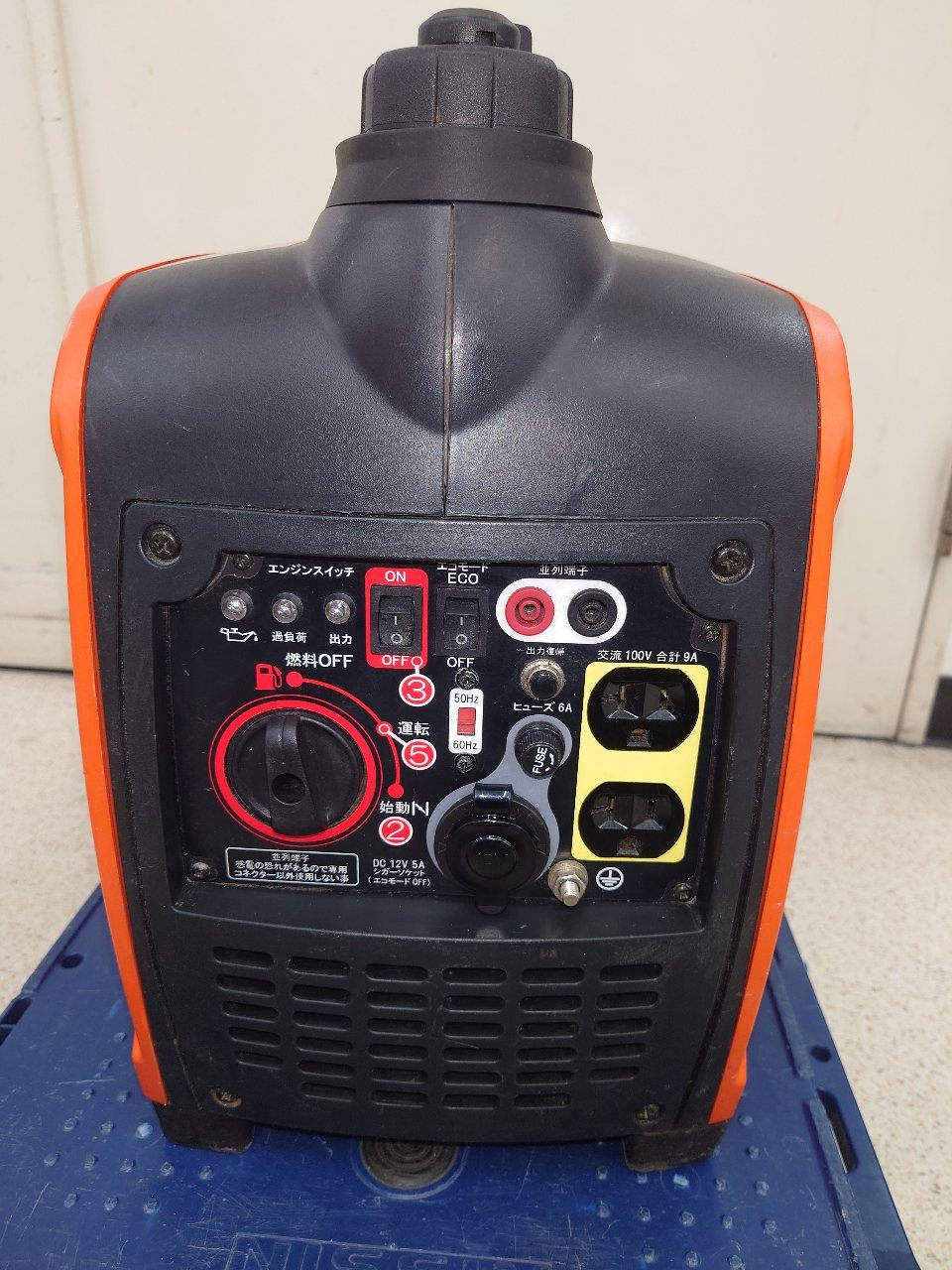 工進　KOSHIN　2.6Lインバーター発電機　GV-9i-AAA-2　囗T巛