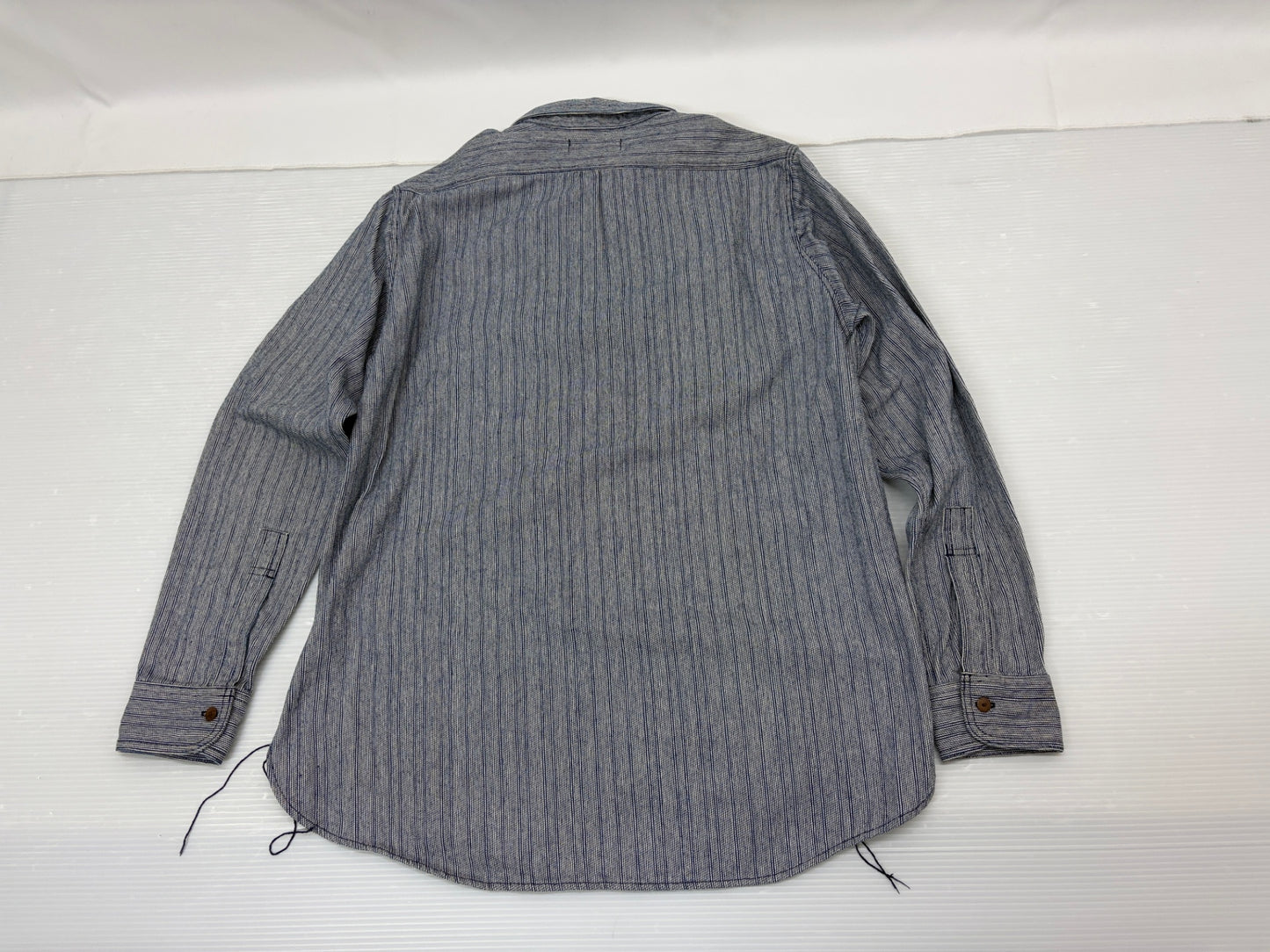スティーブンソンオーバーオール ワークシャツ サイズM ヒッコリーストライプ プルオーバー STEVENSON OVERALL