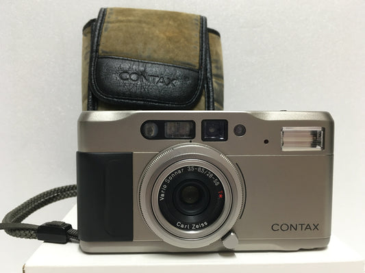 ※送料無料※ CONTAX TVS コンパクトフィルムカメラ 未チェック ジャンク品 囗G