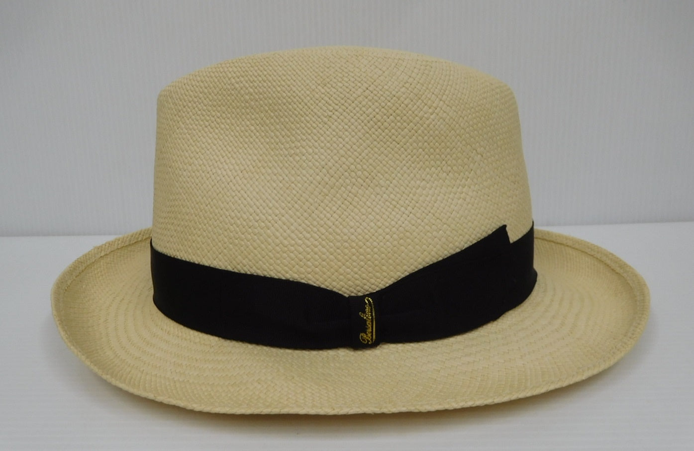 タグ付！BORSALINO ボルサリーノ 中折れパナマハット イタリア製 size:63囗T巛