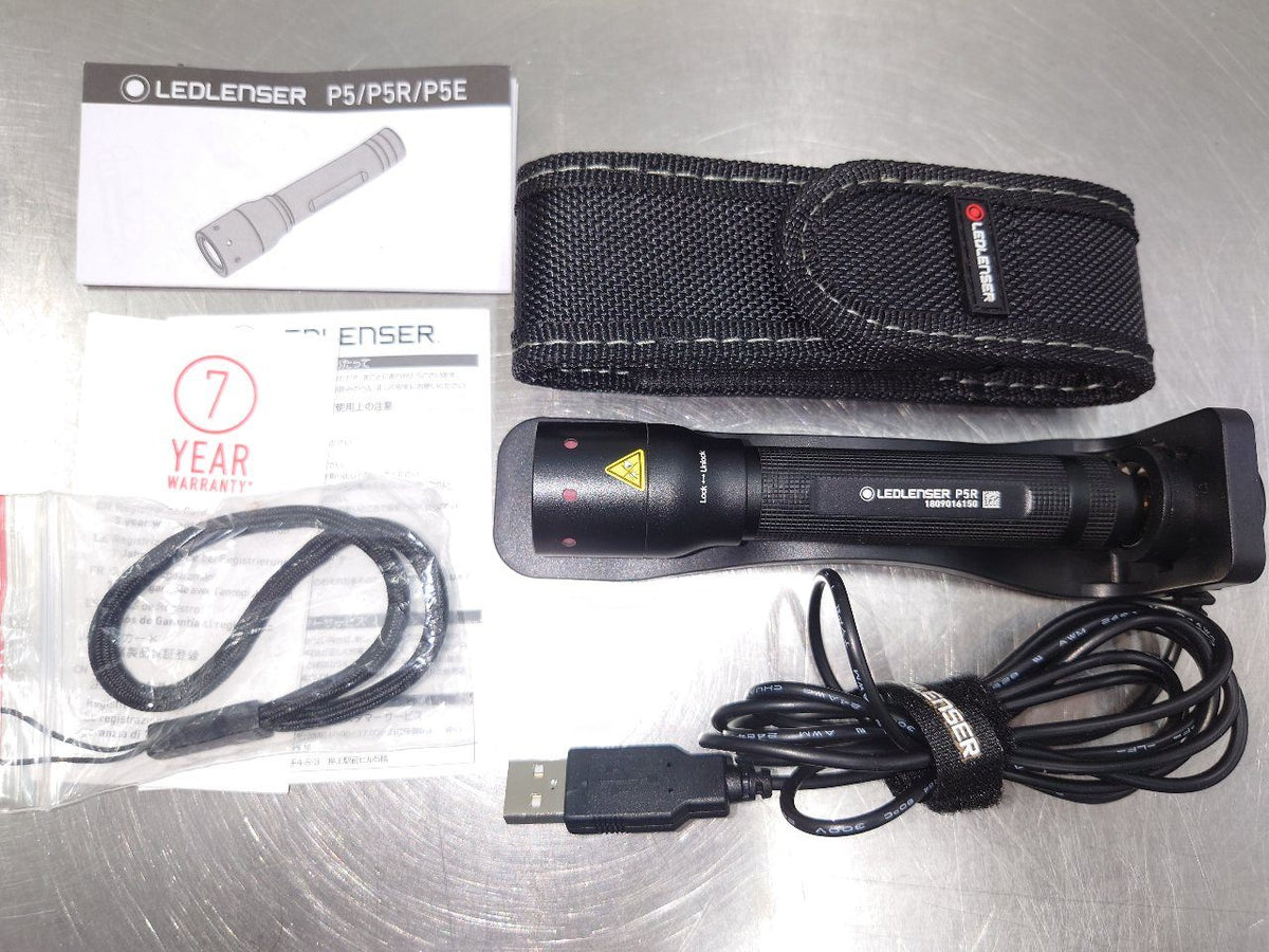 LEDLENSER　レッドレンザー　充電式LEDフラッシュライト　P5R　囗T巛