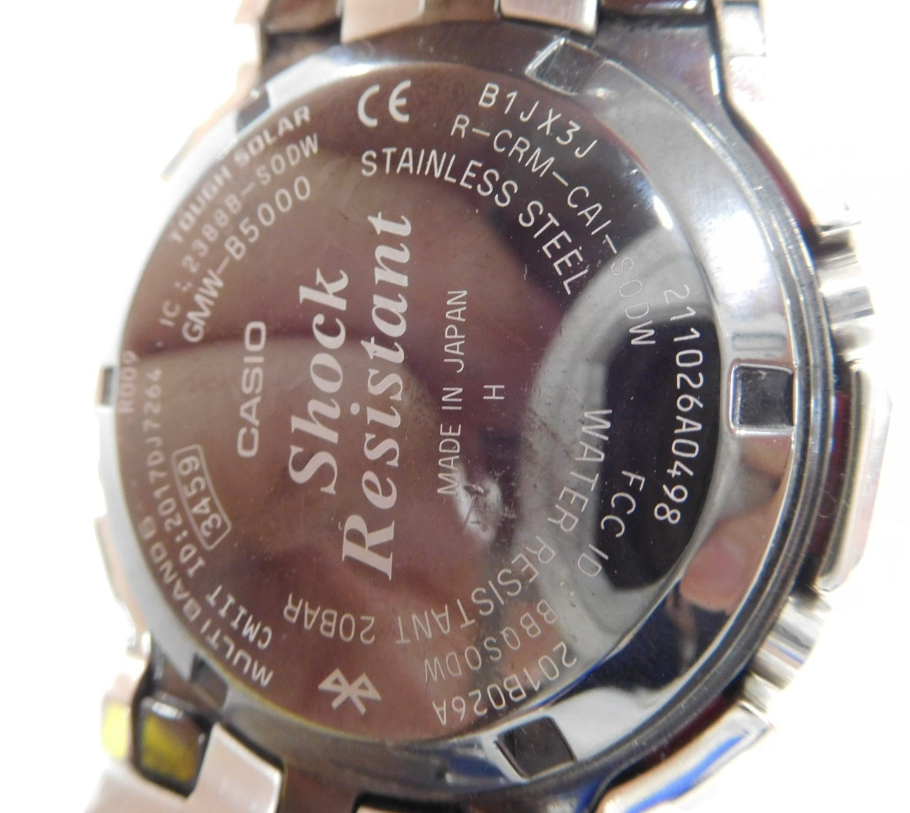 CASIO カシオ G-SHOCK GMW-B5000 タフソーラー マルチバンド6 ブルートゥース 中古囗T巛