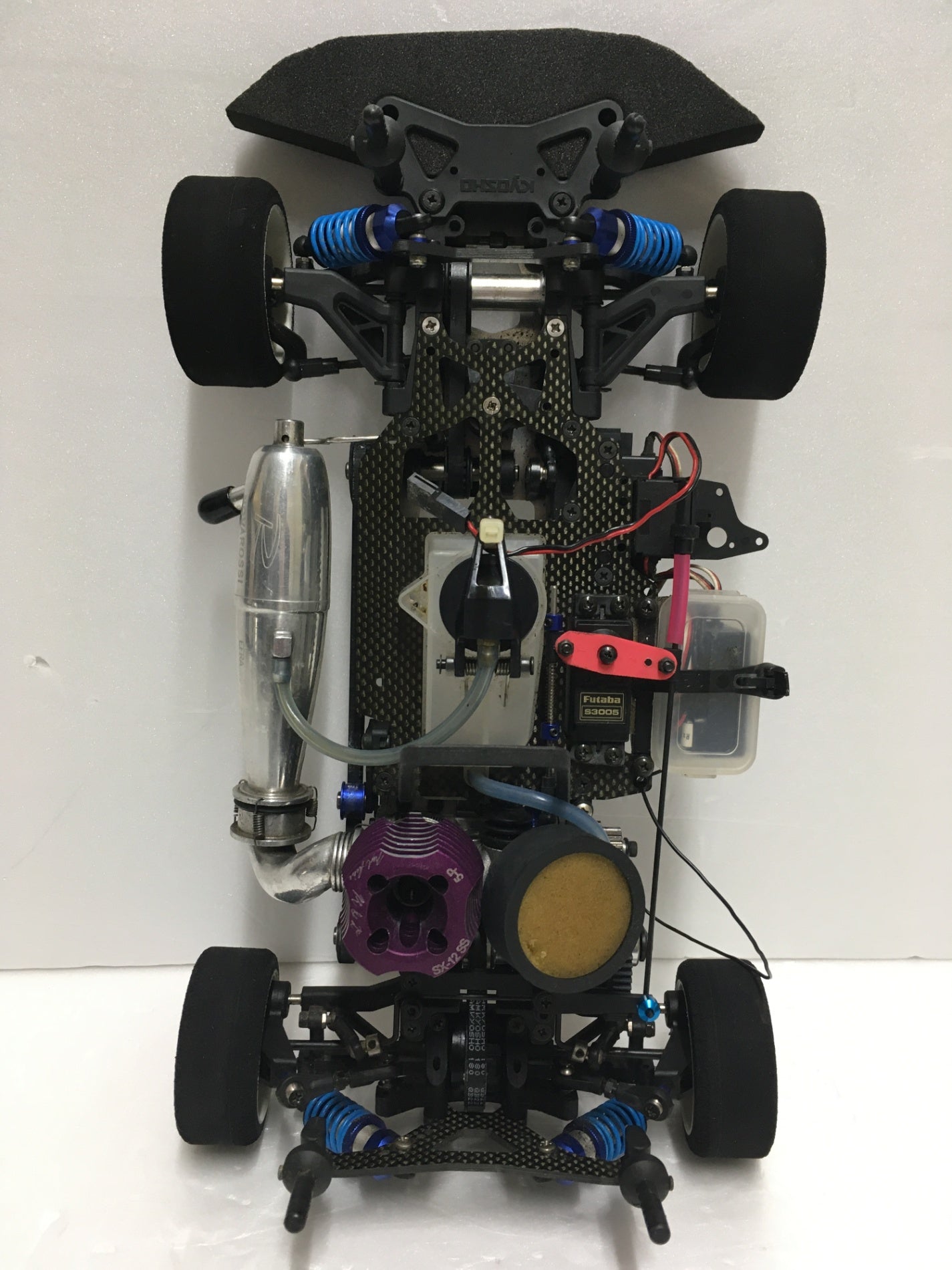 ※送料無料※ 京商 V-One RRR 4WD エンジン ラジコンカー 未チェック ジャンク品 囗G