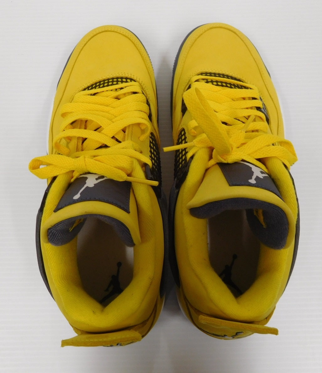 NIKE ナイキ エア ジョーダン 4 レトロ  イエロー CT8527-700 size:27cm 中古囗T巛