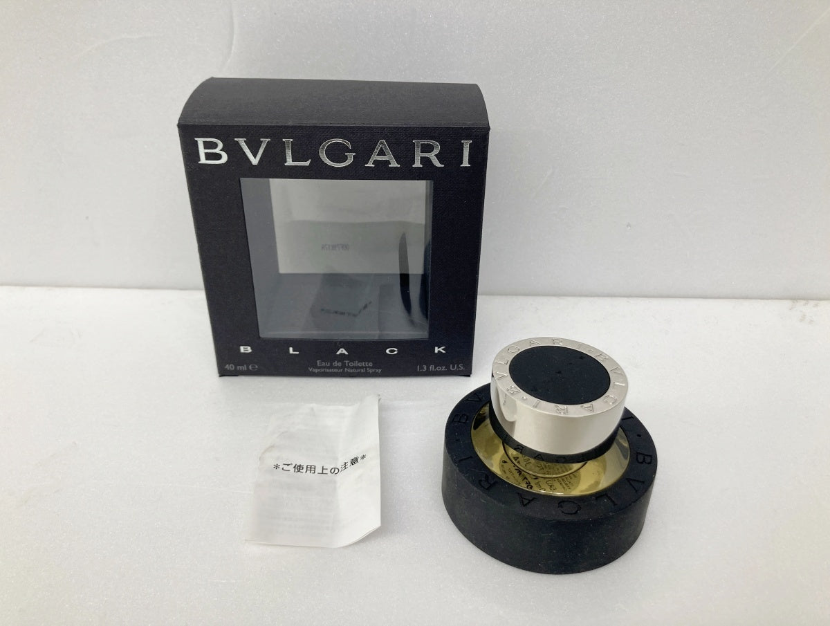 BVLGARI ブラック オードトワレ 40ml 中古品