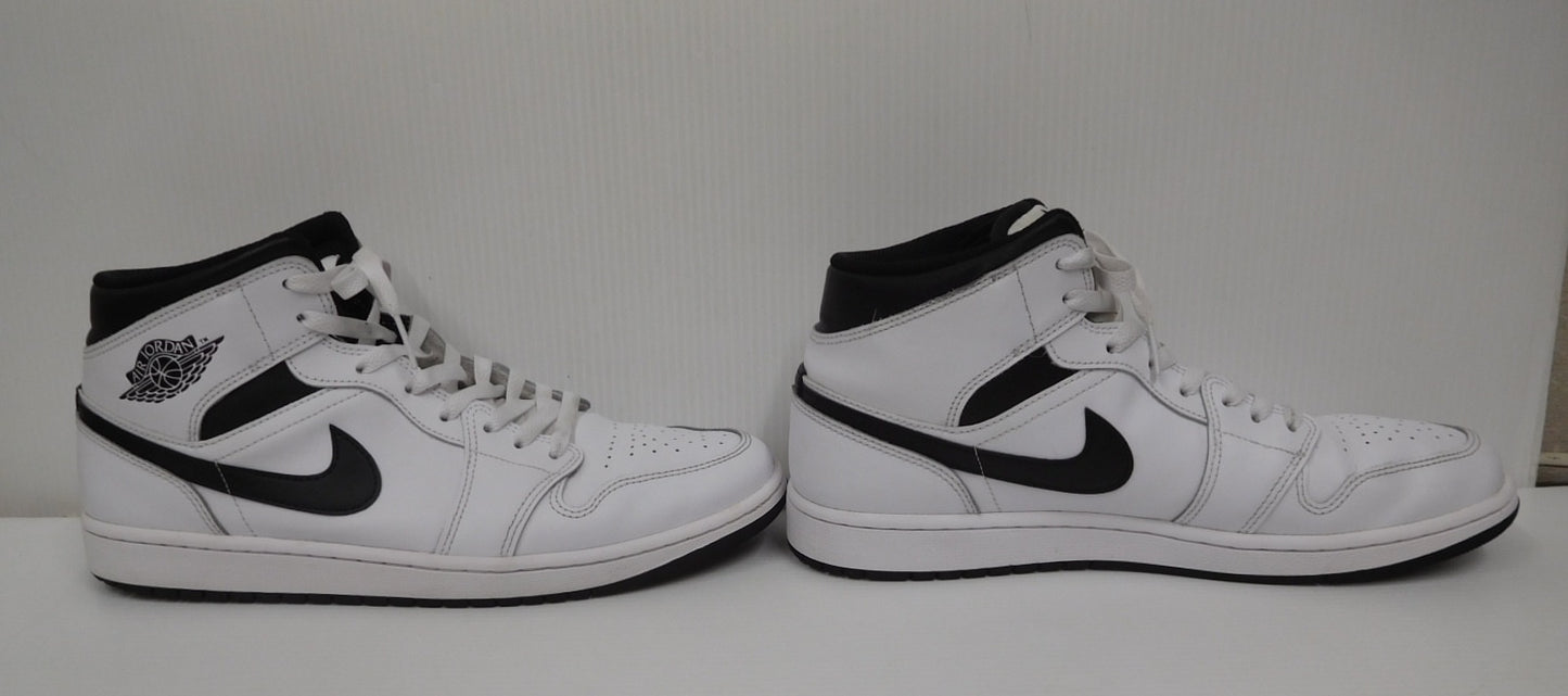 NIKE ナイキ AIR JORDAN 1 MID エア ジョーダン 1 ミッド ホワイト・ブラック DQ8426-132 size:29.5cm囗T巛
