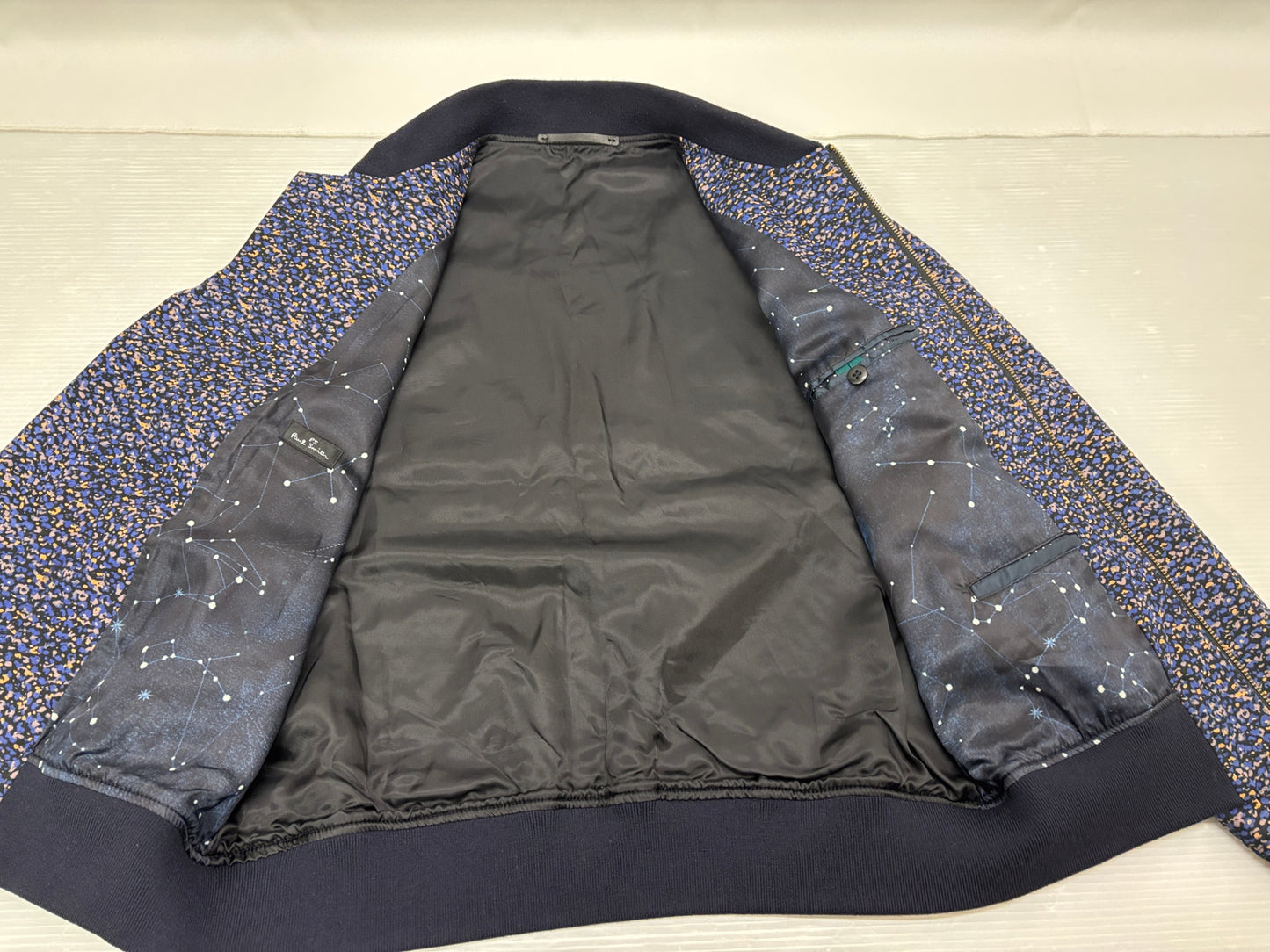 ポールスミス ブルゾン MA-1 ジャケット サイズL 総柄 Paul Smith