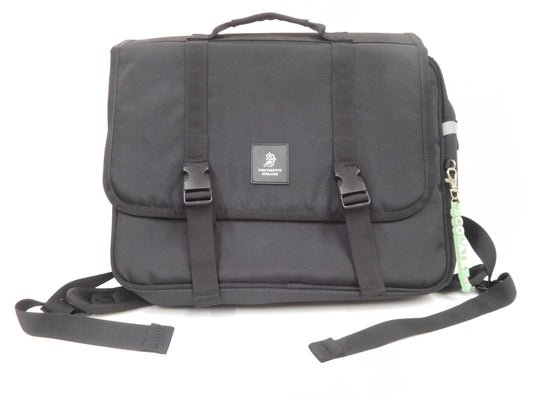 POM PONETTE ポンポネット 横型スクールリュック 14L 4933404-130 ブラック 中古囗T巛