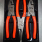 スナップオン　snap-on　スリップジョイントプライヤーセット　PL347ACFO(Orange)　囗T巛