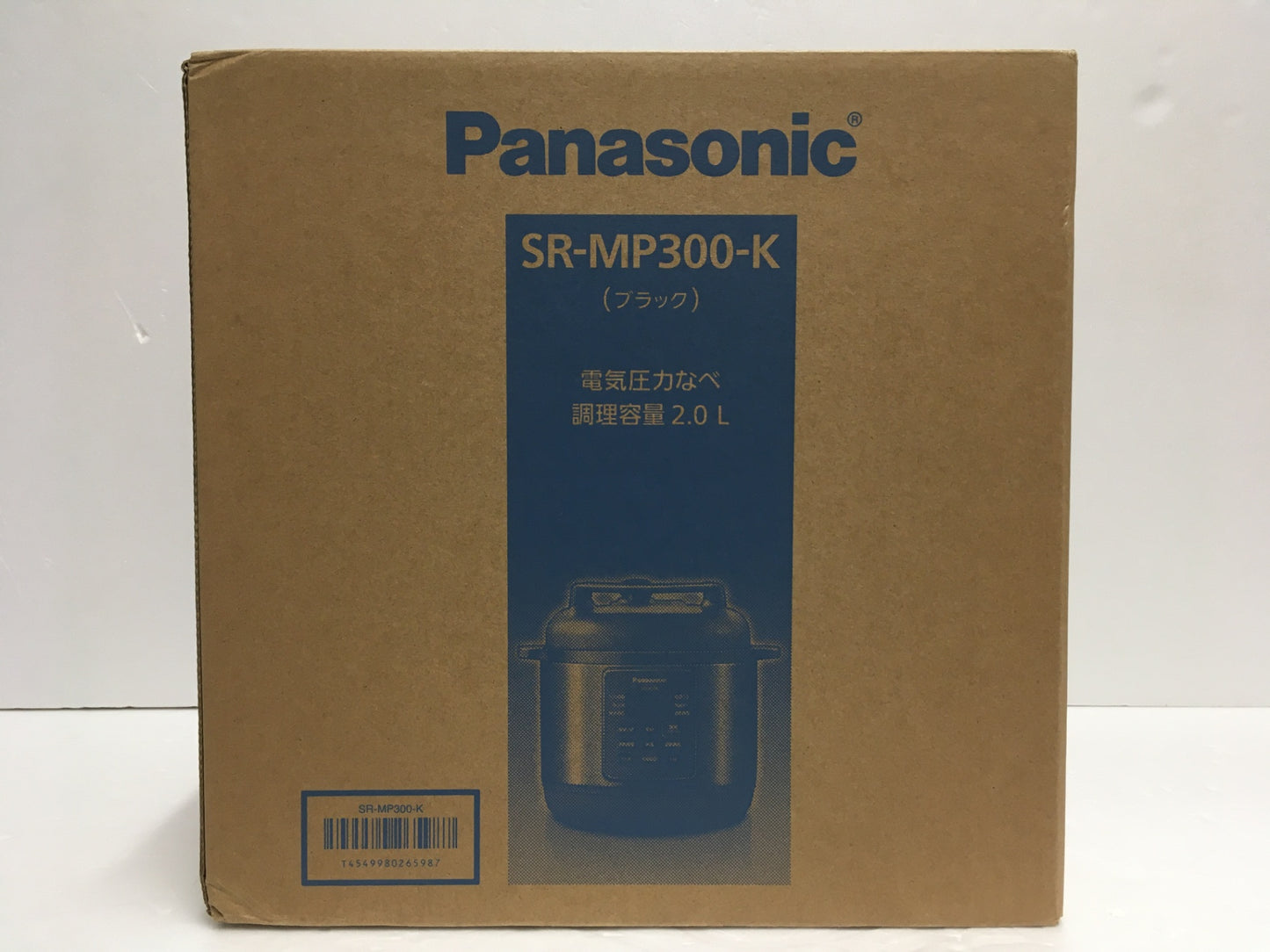 ※送料無料※ Panasonic 電気圧力なべ SR-MP300-K ブラック 調理容量2.0L 未開封 囗G