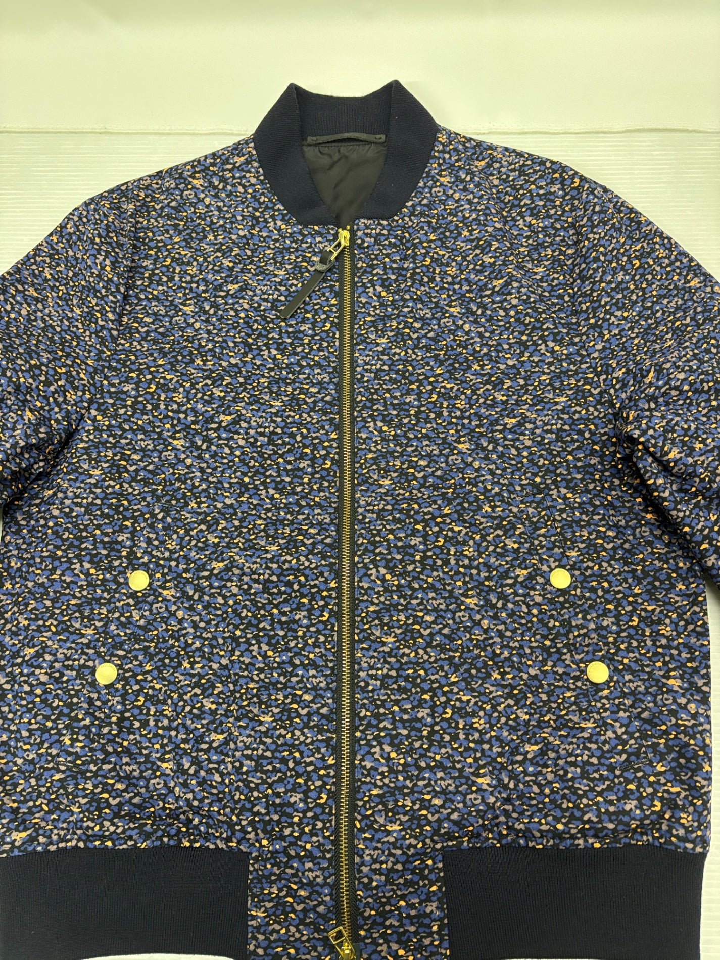 ポールスミス ブルゾン MA-1 ジャケット サイズL 総柄 Paul Smith